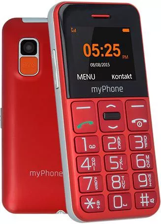 Κινητό Απλής Χρήσης MyPhone Halo Easy Single SIM με Μεγάλα Κουμπιά Αγγλικό Μενού Κόκκινο