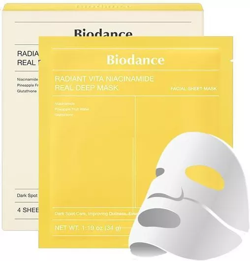 Biodance Real Deep Μάσκα Προσώπου για Λάμψη 34gr