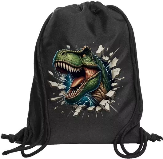 Παιδική Τσάντα Πλάτης Koupakoupa Dinosaur Break Wall 40cm Μαύρο