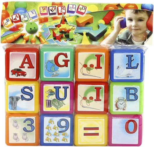 Τουβλάκι Αρίθμησης για 1+ Έτους 12τμχ.