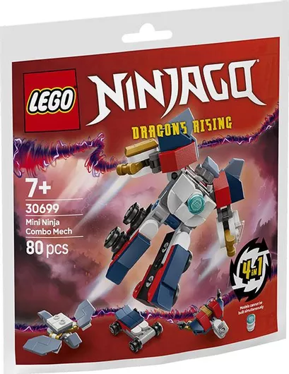 Lego Ninjago Mini Ninja Combo Mech για 7+ Ετών 80τμχ. 30642