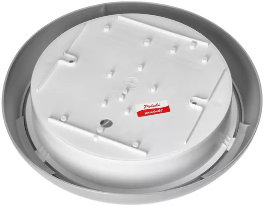 Adviti Koko Motion Sensor Ceiling Light, 2xE27, 2x40W, IP44 IK10, White/Grey, Plastic (AD-PL-6256GE27PMM)