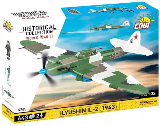 Τουβλάκι Cobi Historical Collection WWII Ilyushin IL-2 1943 για 7+ Ετών 643τμχ.