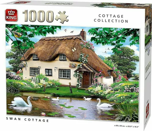 Puzzle Swan Cottage 2D 1000 Κομμάτια