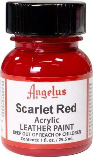Υγρό Χρώμα Χειροτεχνίας Angelus Acrylic Paint Κόκκινο για Δέρμα 29.5ml