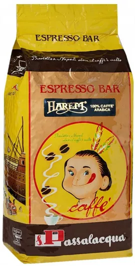 Καφές Espresso Passalacqua Arabica Jamaica Harem σε Κόκκους 1kg