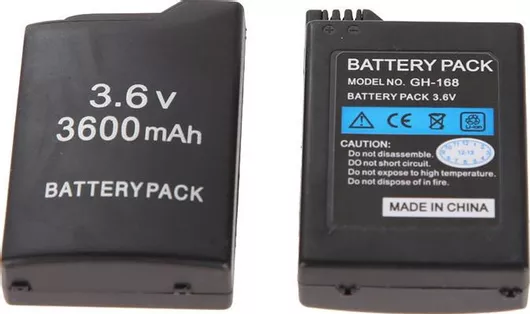 PSP 3600mAh Battery Pack Replacement
