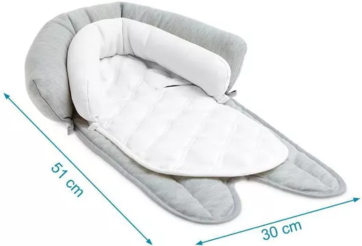 Μαξιλαράκι Καροτσιού Kiokids Γκρι