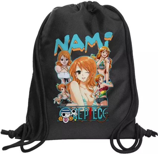 Παιδική Τσάντα Πουγκί Koupakoupa Nami One Piece Μαύρο 48x40cm