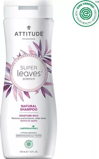 Attitude Super Leaves Σαμπουάν Αναδόμησης/Θρέψης & Ενυδάτωσης για Όλους τους Τύπους Μαλλιών 473ml