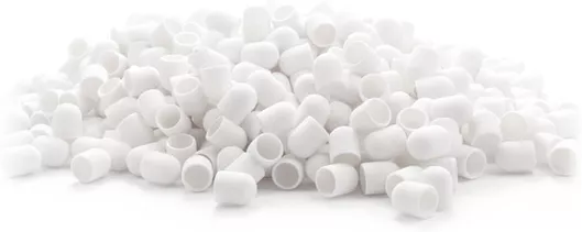 Exo 10mm Hard Cap Sanding Discs, 80 Grit, White, Pack of 500