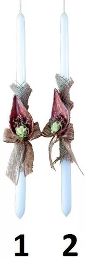 Λαμπαδα Χειροποιητη Place Λπ4864 2 Σχεδια