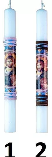 Λαμπαδα Χειροποιητη Κατασκευαστης Λπ4672 Διαστασεις Τεμαχια Χρωμα 2 Σχεδια