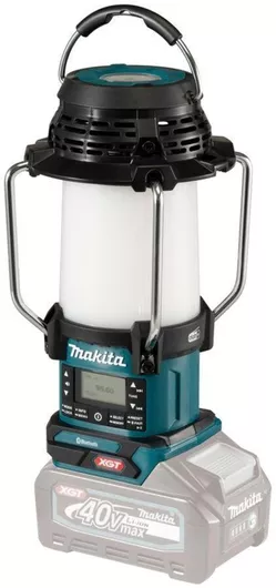 Makita Cordless Radio with Lantern Επιτραπέζιο Ραδιόφωνο Επαναφορτιζόμενο DAB+ με Bluetooth & USB Μπλε