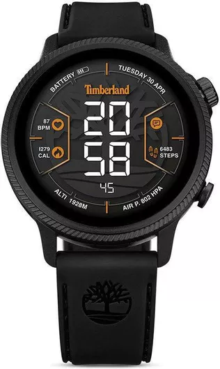 Timberland Trail Force S1 48mm Smartwatch με Παλμογράφο Μαύρο