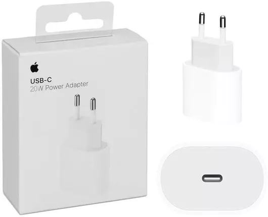 Apple MUVV3ZM/A Φορτιστής Κινητού Χωρίς Καλώδιο με Θύρα USB-C 20W Λευκό