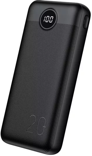 Power Bank Veger L20S 20000mAh 20W με 2 Θύρες USB-A Μαύρο