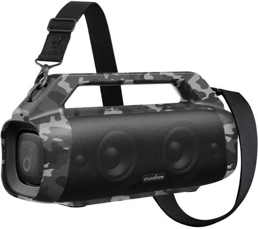 Anker Motion Boom Plus Αδιάβροχο Ηχείο Bluetooth 80W Μαύρο