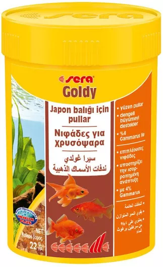 Τροφή για Χρυσόψαρο Sera Goldy Nature σε Νιφάδες με Σπιρουλίνα 100ml 10gr