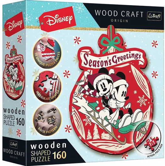 Trefl Puzzle Drewniane 160 Świąteczna Przygoda Trefl