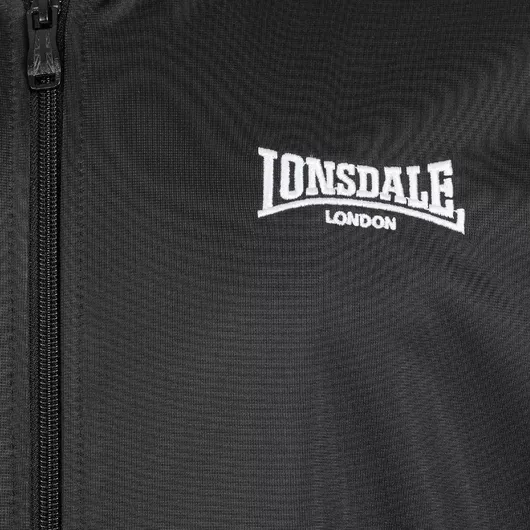 Lonsdale Wyberton Σετ Φόρμας Γυαλιστερό Μαύρο