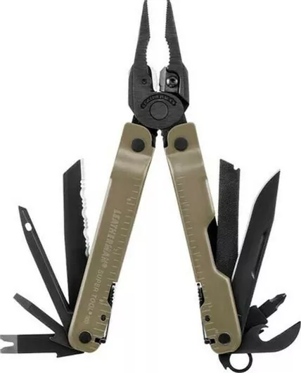 Πολυεργαλείο Leatherman Super Tool 300 Καφέ με Λάμα από Ανοξείδωτο Ατσάλι σε Θήκη