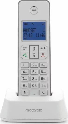 Ασύρματο Τηλέφωνο Motorola IT.5.1X με Ελληνικό Μενού Λευκό