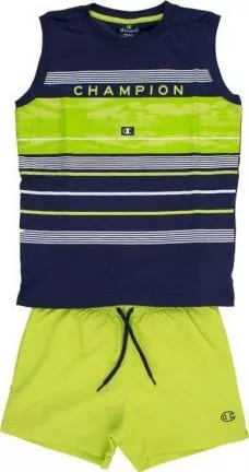 Champion Παιδικό Καλοκαιρινό Σετ 2τμχ με Σορτς Navy Blue
