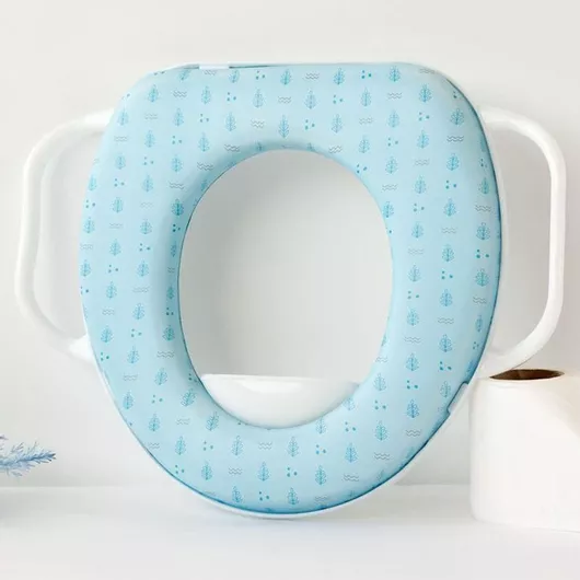 Παιδικό Κάθισμα Τουαλέτας Kiokids με Εύκαμπτη Επιφάνεια Γαλάζιο