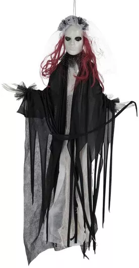 Διακοσμητικό Φάντασμα Νύφη με Εφέ 90cm