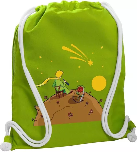 Παιδική Τσάντα Πλάτης Koupakoupa Ο Μικρός Πρίγκιπας Planet 48x40cm Πράσινο