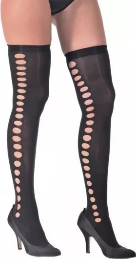 Μαύρο Αποκριάτικη Κάλτσα / Καλσόν για Μεταμφιέσεις