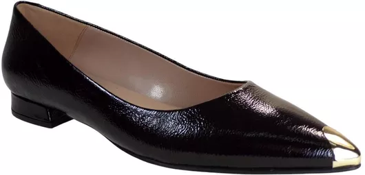 Fardoulis Δερμάτινες Γυναικείες Μπαλαρίνες Μαύρου Χρώματος