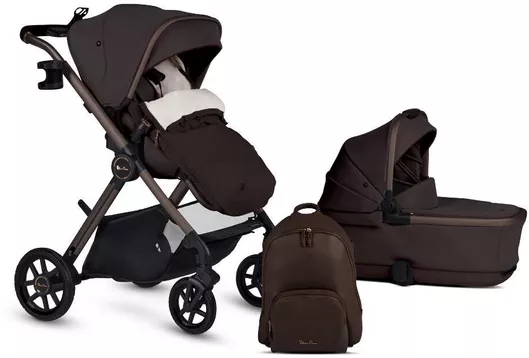 Καρότσι Μωρού Silver Cross Reef 2 Ρυθμιζόμενο 2 σε 1 Kατάλληλο για Nεογέννητο Ganache SX2311.GN