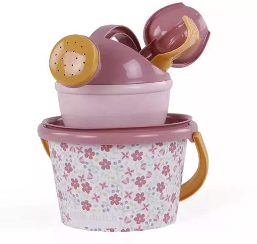 Σετ Κουβαδάκια Παραλίας Little Dutch 5τμχ Ροζ