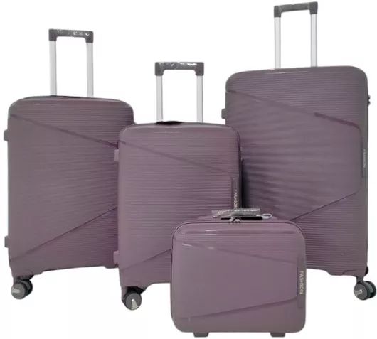 Βαλίτσες Felbags Σετ 4τμχ  Μεγάλη/Μεσαία/Καμπίνας Μοβ