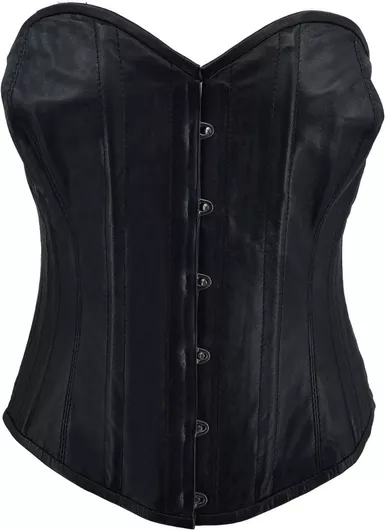 Leather 100 Γυναικεία Μπλούζα Κορσές Strapless Μαύρο