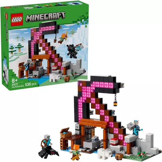 Lego Minecraft The Pickaxe Mine Σετ Κατασκευής για 8+ Ετών, 530 Τεμάχια 21153