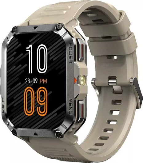 BlackView W70 Pro 51mm Smartwatch με Παλμογράφο Χακί