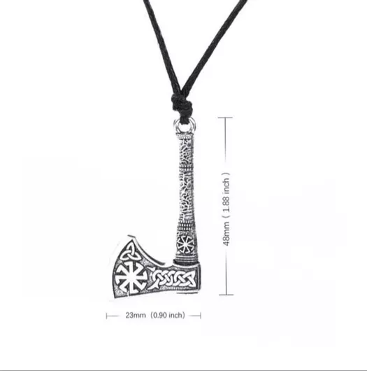 Κολιέ Molf's Norse Mythology Viking AxΑσήμι