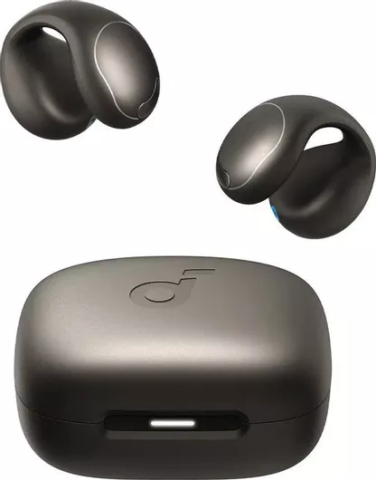 Soundcore by Anker C40i Open Ear Bluetooth Handsfree Ακουστικά με Αντοχή στον Ιδρώτα & Θήκη Φόρτισης Μαύρο