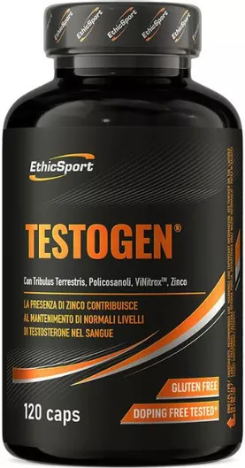 EthicSport Testogen Συμπλήρωμα για την Ενίσχυση της Τεστοστερόνης 120 ταμπλέτες