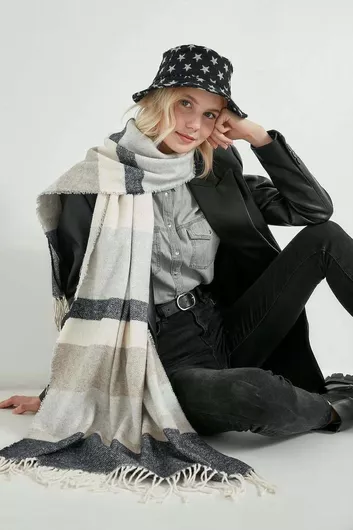 Γυναικείο Κασκόλ Axs Scarf Εκρού