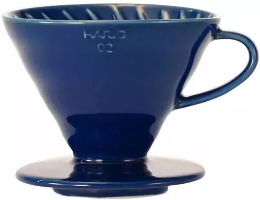 Coffee Dripper Κεραμικό Hario V60 Μπλε Indigo Colour Edition 02