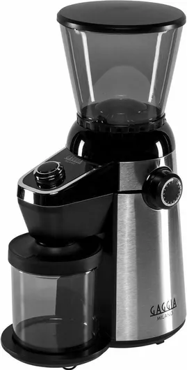 Ηλεκτρικός Μύλος Καφέ Gaggia MD 15 150W με Χωρητικότητα 300gr & 15 Επίπεδα Άλεσης Ασημί