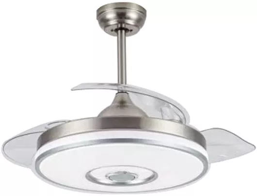 Ανεμιστήρας Οροφής Primo PRCF-80682 106.68cm με Φως & Τηλεχειριστήριο Ασημί