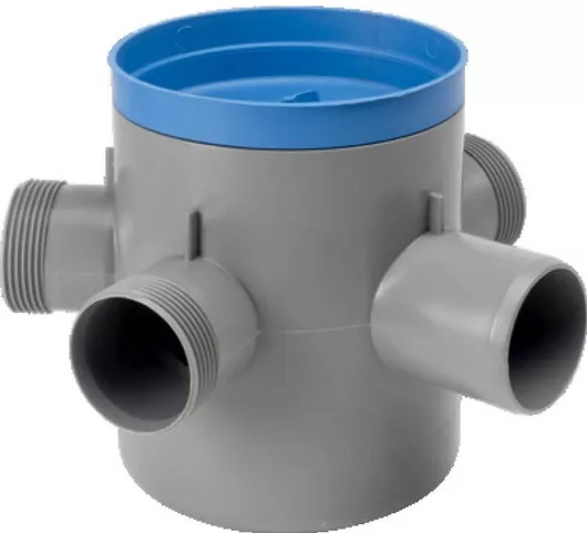 Valsir Πλαστικό Σιφώνι Δαπέδου με Έξοδο 75χιλ. Γκρι