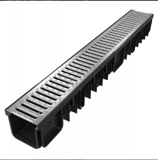 Devorex Κανάλι Αποστράγγισης 130/90 1m με Σχάρα Γαλβανιζέ