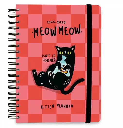 Ημερολόγιο Erik A5 Ακαδημαϊκό Εβδομαδιαίο 12μηνο 2025-2026 Meow Meow