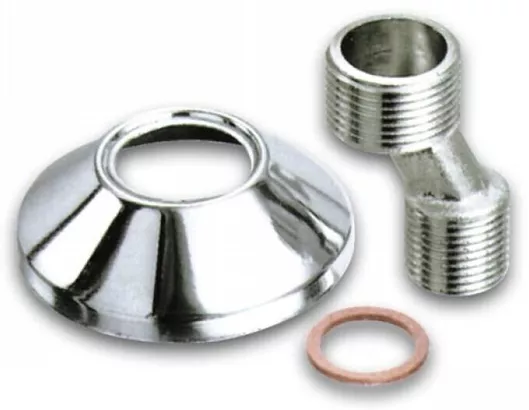 Έκκεντρο Μπαταριών 10mm με Ροζέτα 3/4" Φ70xΗ27 Χρωμέ